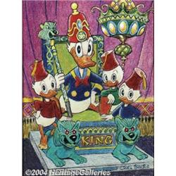 Carl Barks - "Purple Persia" Illustration Original Art (undated).