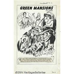 Alex Blum - Classics Illustrated #90 Complete 44-page Story "Green Mansions" Original Art (Gilberton