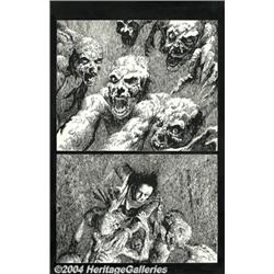 John Bolton - The Black Dragon #2, page 12 Original Art (Marvel, 1985).