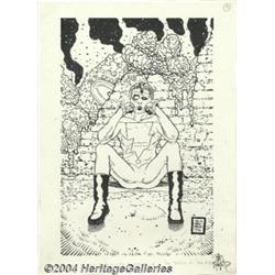 Tim Bradstreet - Madman Pin Up Original Art (1996).