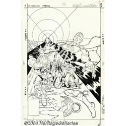 Rich Buckler and Steve Mitchell - World's Finest Comics # 280 Cover Original Art (DC,1982).