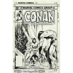 John Buscema - Conan the Barbarian #149 Cover Original Art (Marvel, 1983).