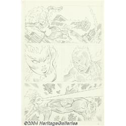John Byrne - Fantastic Four, page 12 Original Art (unpublished, circa 1974).