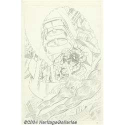 John Byrne - Fantastic Four Splash Page, page 14 Original Art (unpublished, circa 1974).