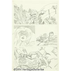 John Byrne - Fantastic Four, page 18 Original Art (unpublished, circa 1974).
