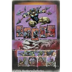 Kevin Eastman and Simon Bisley - Melting Pot, page Original Art (Kitchen Sink, 1994).