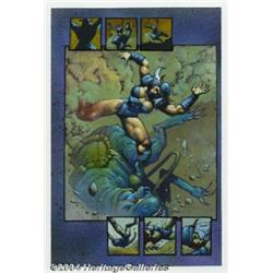 Kevin Eastman and Simon Bisley - The Melting Pot page Original Art (Kitchen Sink, 1994).