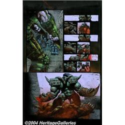 Kevin Eastman and Simon Bisley - The Melting Pot page Original Art (Kitchen Sink, 1994).