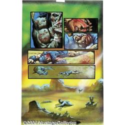 Kevin Eastman and Simon Bisley - Melting Pot, page 38 Original Art (Kitchen Sink, 1994).