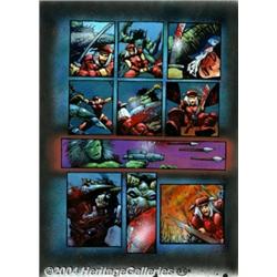 Kevin Eastman and Simon Bisley - The Melting Pot, page 55 Original Art (Kitchen Sink, 1994).