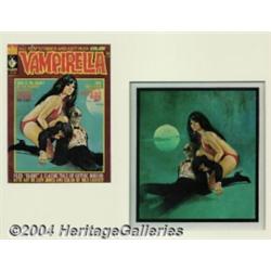 Enrich - Vampirella #32 Cover Original Art (Warren, 1974).