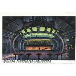 Heavy Metal 2000 Background Painting Original Art.