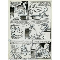 Walt Kelly - Pogo Possum #3, page 41 Original Art (Dell, 1950).