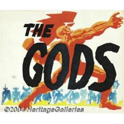 Jack Kirby - "The Gods" Illustration Original Art (undated).