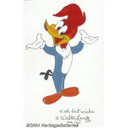 Walter Lantz - Woody Woodpecker Sketch Original Art (1981).