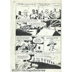 Jesse Marsh - Four Color #134 Tarzan, page 25 Original Art (Dell, 1947).