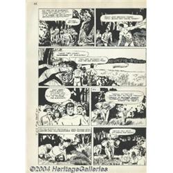 Jesse Marsh - Four Color #134 Tarzan, page 47 Original Art (Dell, 1947).