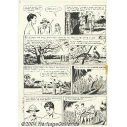 Jesse Marsh - Four Color #161 Tarzan, page 4 Original Art (Dell, 1947).