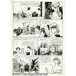 Jesse Marsh - Four Color #161 Tarzan, page 32 Original Art (Dell, 1947).