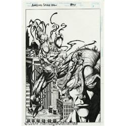Shawn McManus - Amazing Spider-Man #394 Carnage Pin Up Original Art (Marvel, 1994).