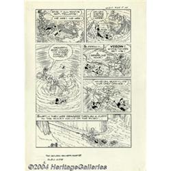 Paul Murry - Walt Disney's Comics and Stories #378 Mickey Mouse Panel Page Original Art (Gold Key, 1