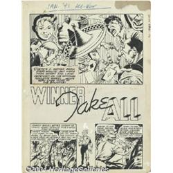 Rudy Palais (attributed) - All-New Short Story Comics #1 Complete 7-page Jonny Rebel story "Winner T