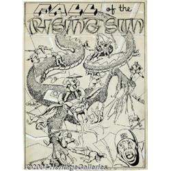 Pierce Rice (attributed) - All-New Comics #4 Complete 8-page Story "Fall of the Rising Sun" Original