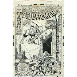 John Romita Sr. and Sal Buscema - The Amazing Spider-Man #95 Cover Original Art (Marvel, 1970).