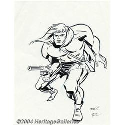Bruce Timm - Kamandi Sketch Original Art (undated).