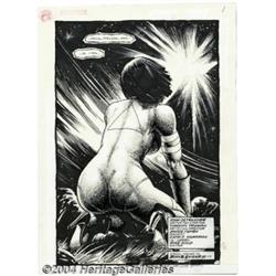 Timothy Truman - GrimJack #9 Original Art Splash Page (First, 1984).