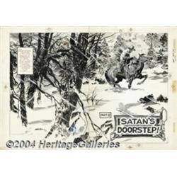 Doug Wildey - Rio, Splash Pages 21 and 22 Original Art (Comico, 1987).