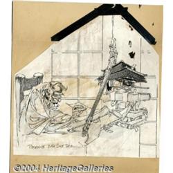 Bernie Wrightson - Uncle Creepy Illustration Original Art (undated).