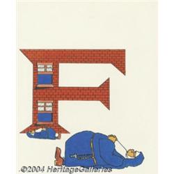 Vaughn Bode - Alphabet Illustration Group Original Art (No Publisher, 1965).