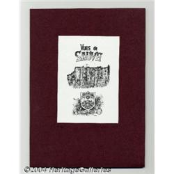 Robert Crumb - Vues De Sauve Signed and Numbered Portfolio 1/50 (Publisher not listed) Condition: NM