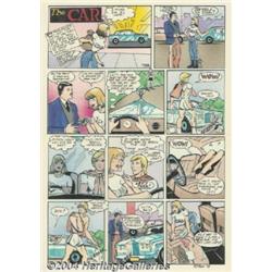 Trina Robbins -  The Car  Separation Art (Fantagraphics, 1978).