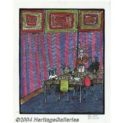 Barbara Schubert - Harried Housewife Limited Edition Hand Colored Prints, Group of 2 (2000).