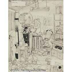 Larry Todd - Illustrated Letter Dr. Atomic Original Art (undated).