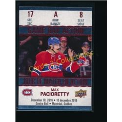 17-18 Upper Deck Tim Hortons GDA Max Pacioretty