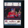 Image 1 : 17-18 Upper Deck Tim Hortons GDA Max Pacioretty