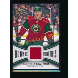 13-14 Upper Deck Rookie Materials Mikael Granlund