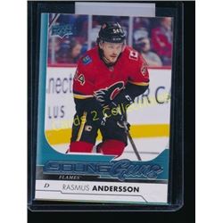 17-18 Upper Deck #218 Rasmus Andersson YG RC