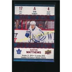 17-18 UD Tim Hortons Game Day Auston Matthews