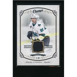 15-16 UD Champ's Rookie Jerseys Nikolay Goldobin