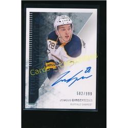 2013-14 SP Authentic #309 Zemgus Girgensons AU RC