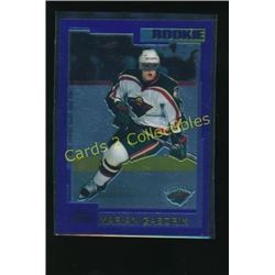 2000-01 Topps Chrome Blue #242 Marian Gaborik RC