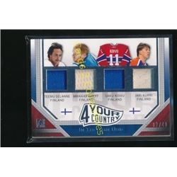 15-16 ITG Used Jersey Selanne, Koivu, Kurri
