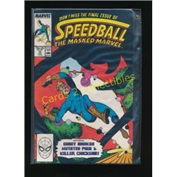 Marvel Speedball The masked Marvel #10