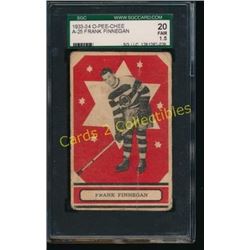 1933-34 O-Pee-Chee V304A #25 Frank Finnigan Graded