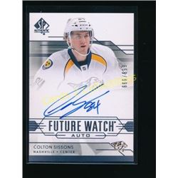 2014-15 SP Authentic #271 Colton Sissons AU RC