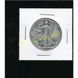 1945 USA Liberty Silver 1/2 Dollar Coin